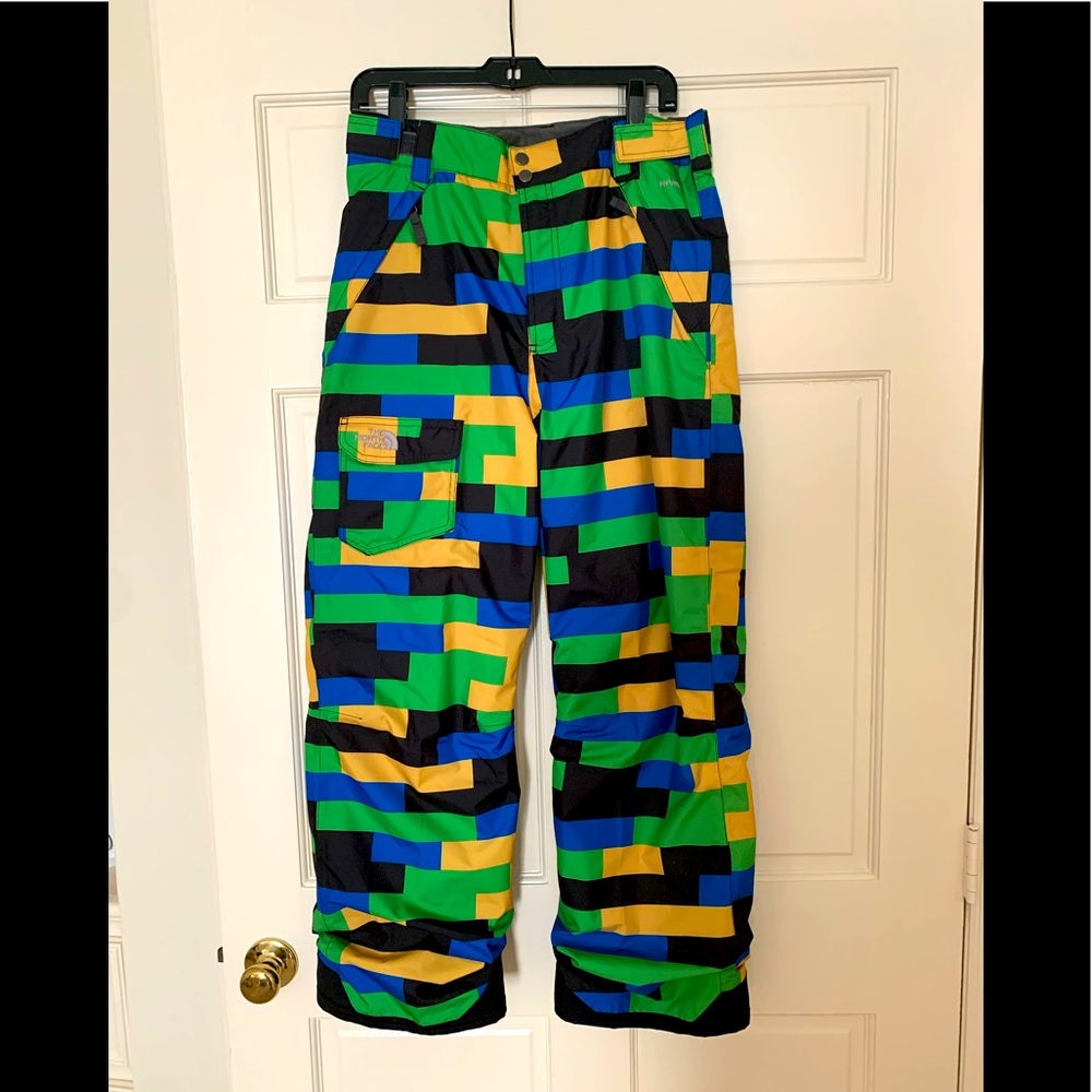 Kids north face snow pants size XL